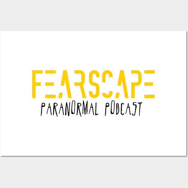 FearScape Name w/Black Wall Art by The Convergence Enigma